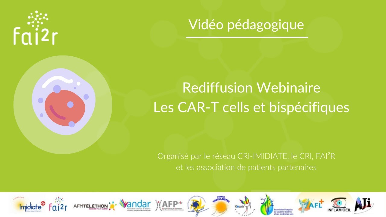 Rediffusion : webinaire sur les CAR-T cells et bispécifiques