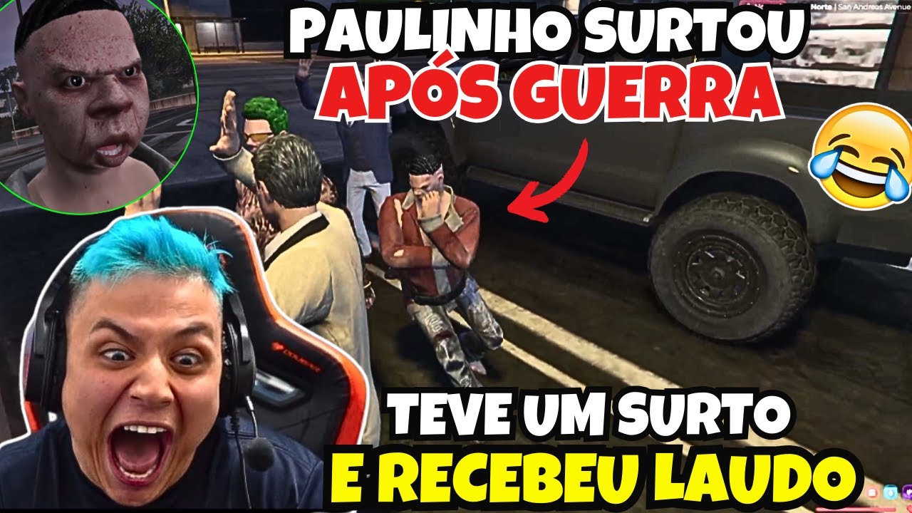SURTOU! 😱 PAULINHO FICOU DOIDO APÓS PERDER A GUERRA!