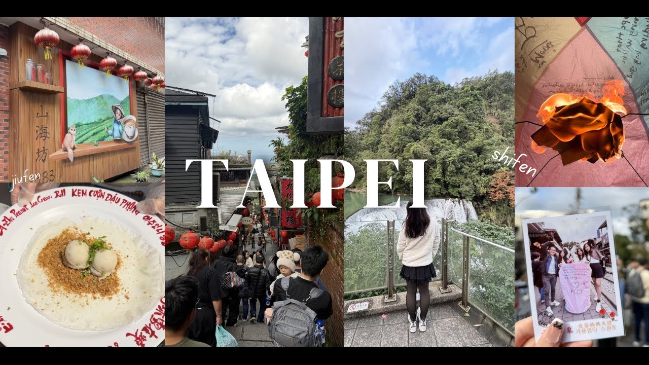 TAIPEI VLOG PT. 2 🇹🇼 exploring ximending, jiufen, shifen 🎧ྀི♪⋆.✮