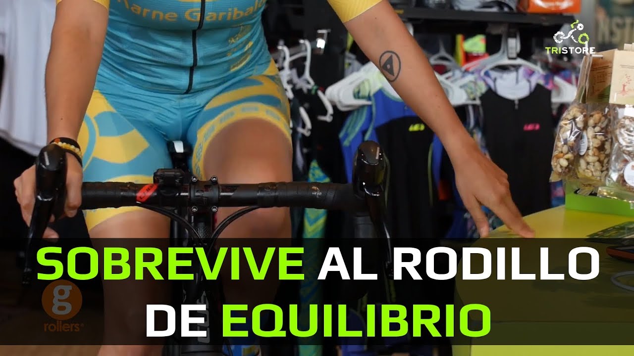 Como subir al rodillo de equilibrio