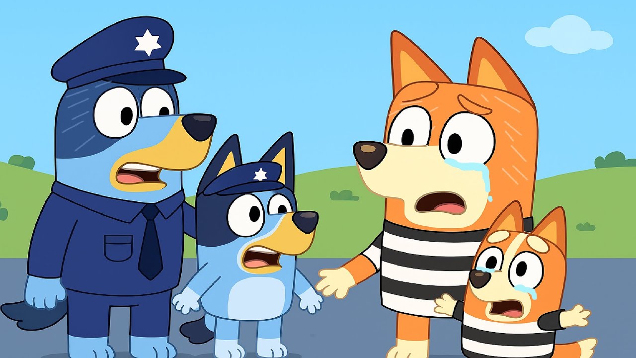 Bluey Police Vs Bingo Thief - Peppa Funny Animation - Bingo Funny Animation