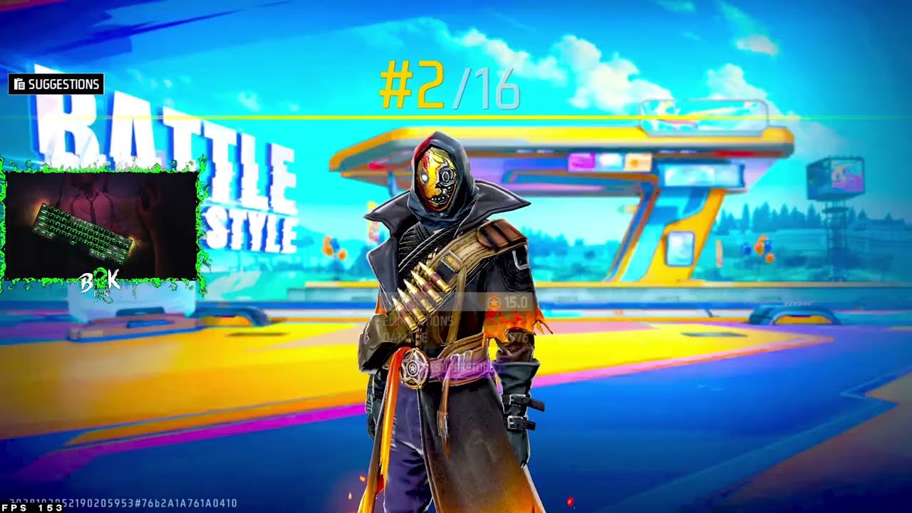 [B2K] FREE FIRE 1V4 FUNNY ENDING 21 KILLS!