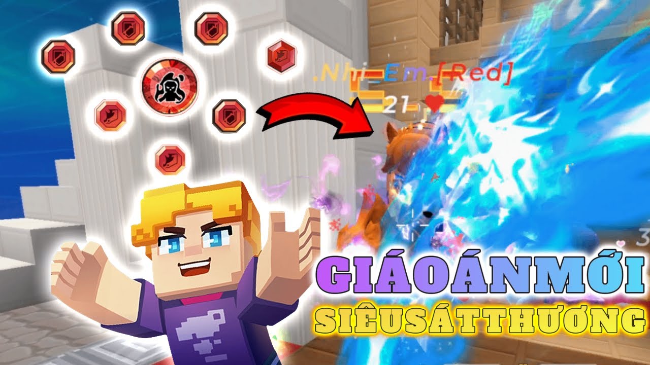 (Blockman Go) Bedwars: Săn Ngọc S Fire Master + Giáo Án Siêu Sát Thương Mới Cho AnhEm