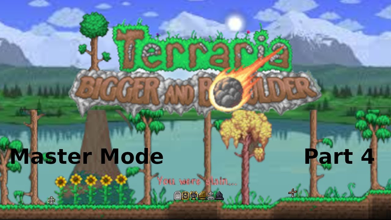 Terraria | Bigger and Boulder | Finding Sky locations using gravity potions