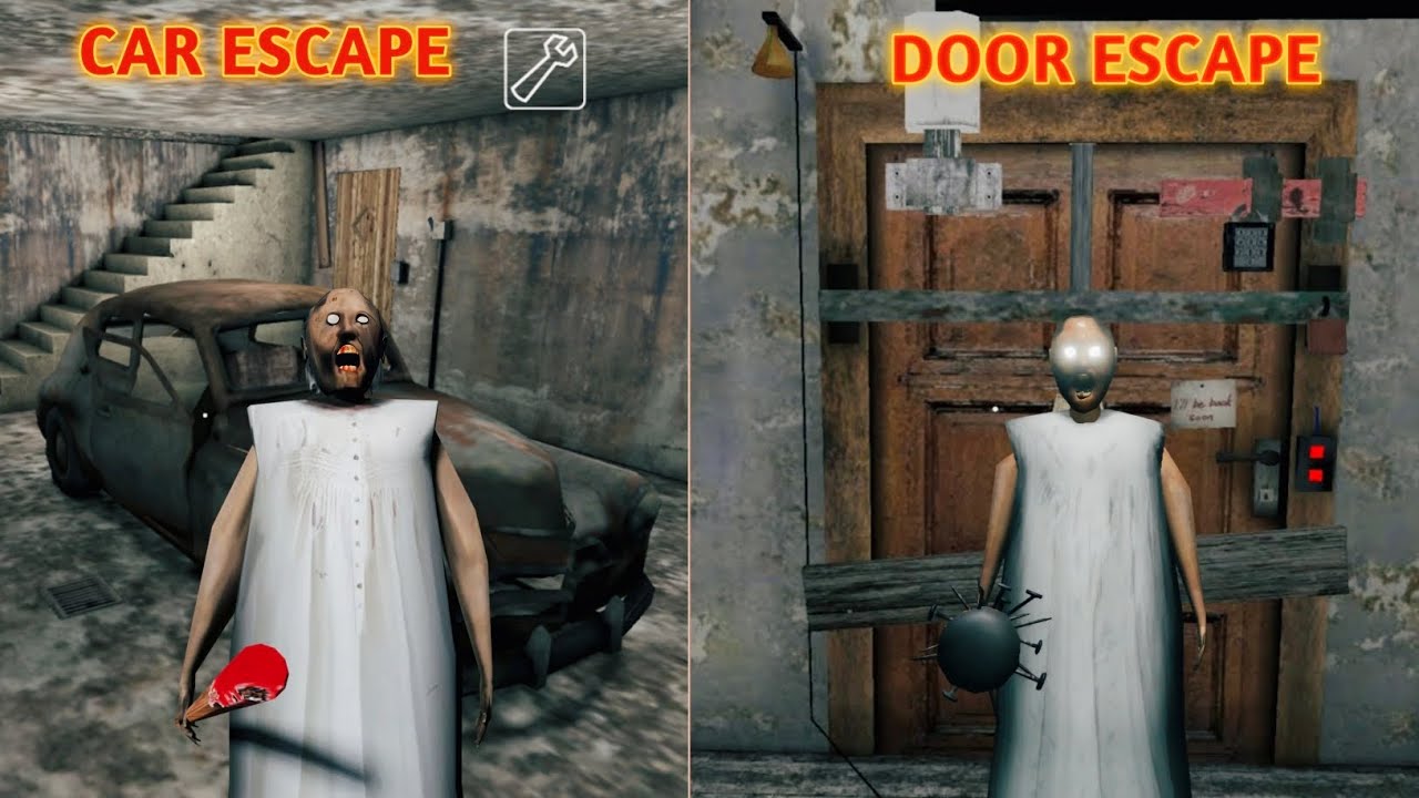 TWO ESCAPE ➖NO HIDE NO WEAPON CHALLENNGE ➖ GRANNY CHAPTER 1 