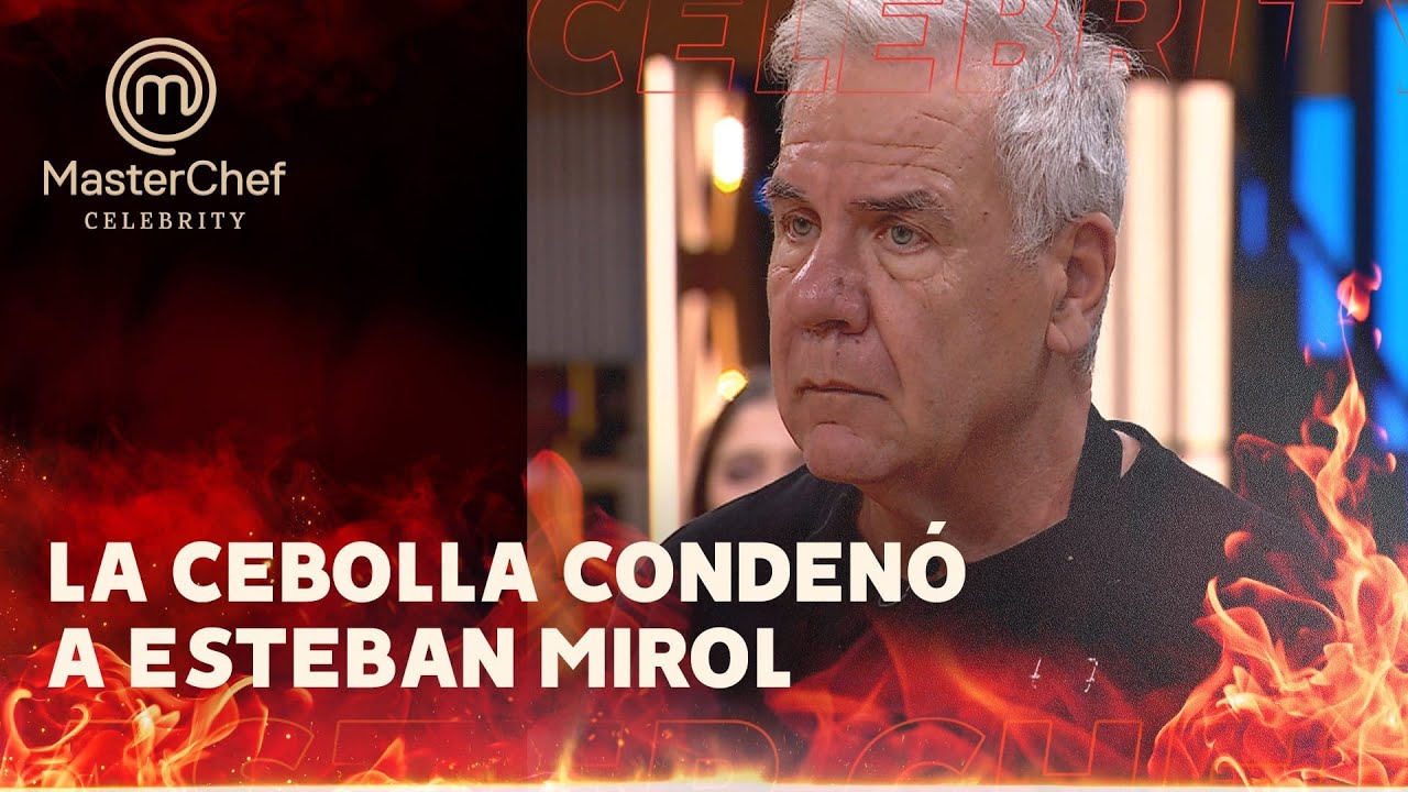 Esteban Mirol es el segundo eliminado de la cuarta temporada de Masterchef Celebrity