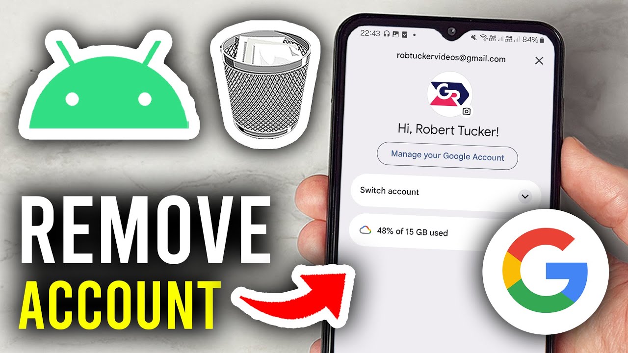 How To Remove Google Account From Android Phone - Step By Step