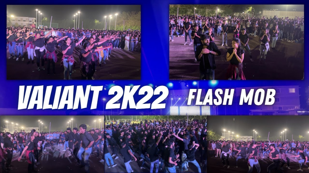 Vishnu College Bhimavaram Flash Mob || Valiant 2k22 Fest 🔥