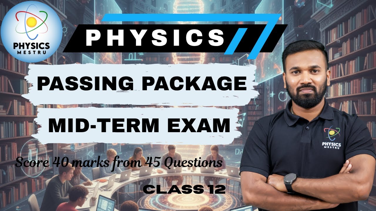 Physics Passing Package for Mid-Term exam II PUC Explained by Suprith sir| @Physics_Mestru ​