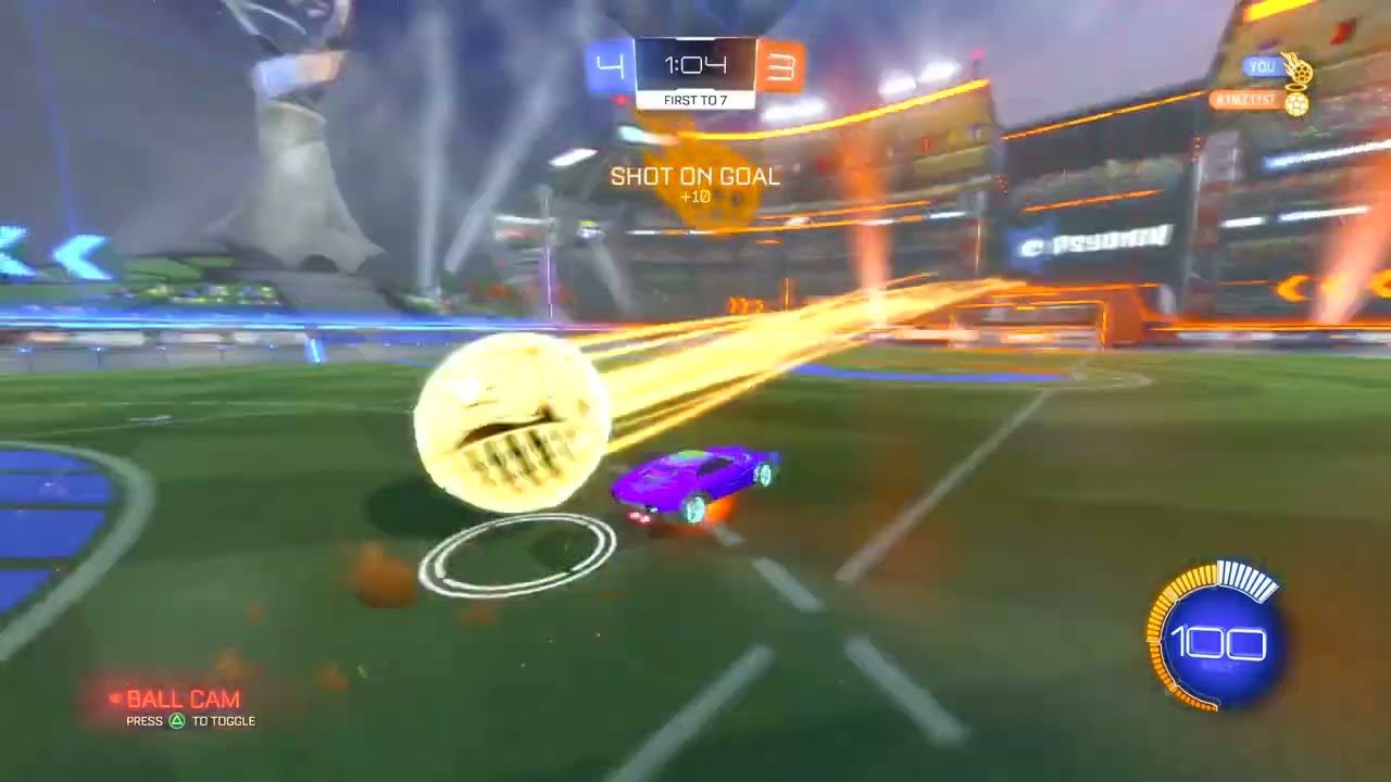 Playing heatseeker until the ball goes pink