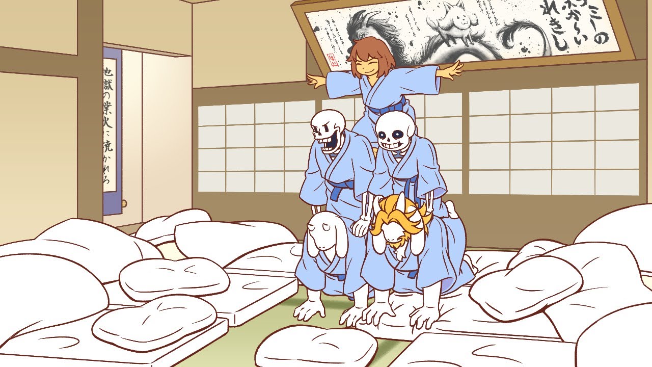 【手描き】アンダーテールで修学旅行【UNDERTALE】