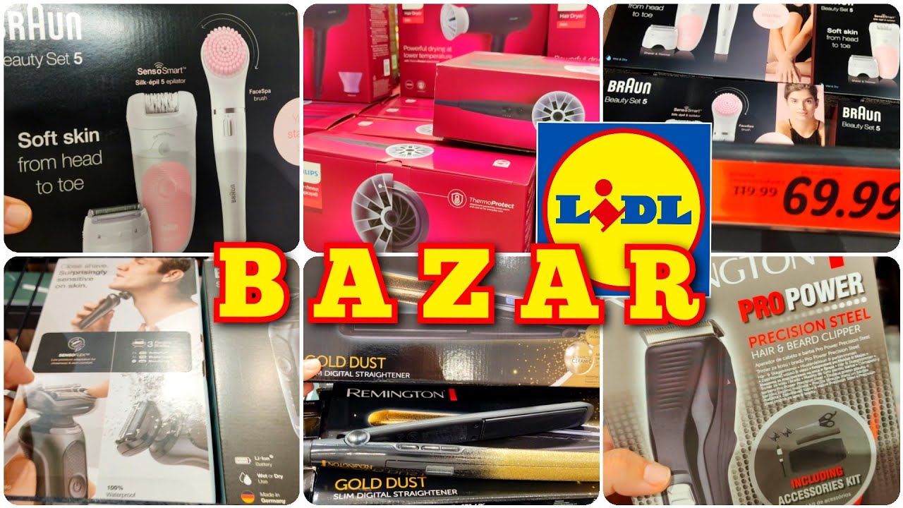 LIDL 🤩 BAZAR 🔥 NOVEDADES ELECTRODOMÉSTICOS PARA BELLEZA -  BRAUN - REMINGTON 👌