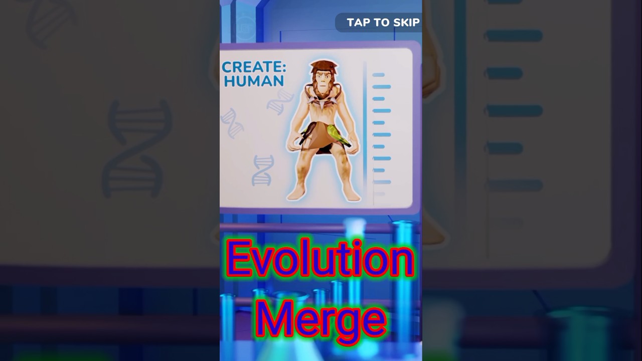 Evolution😱Merge😨Gameplay | Unique Games Family
