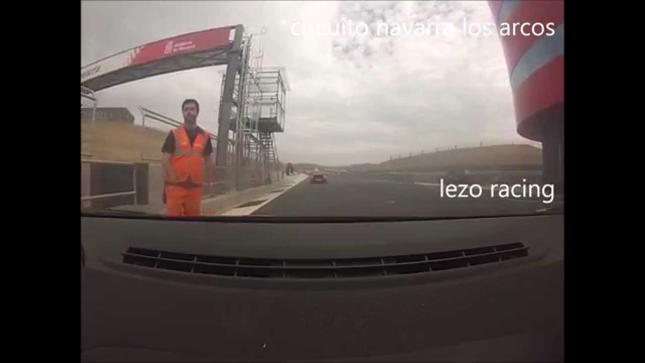 circuito navarra los arcos SIN PIEDAD  - renault megane coupe 180 cv  Iñigo Perez