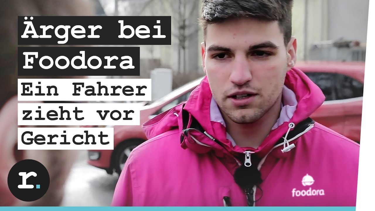 Ärger bei Foodora - Ein Fahrer zieht vor Gericht