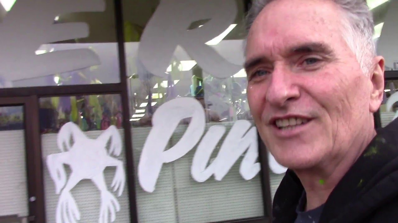 WINDOW PAINTING TUTORIAL #85 (part 1) Tienda Mexicana