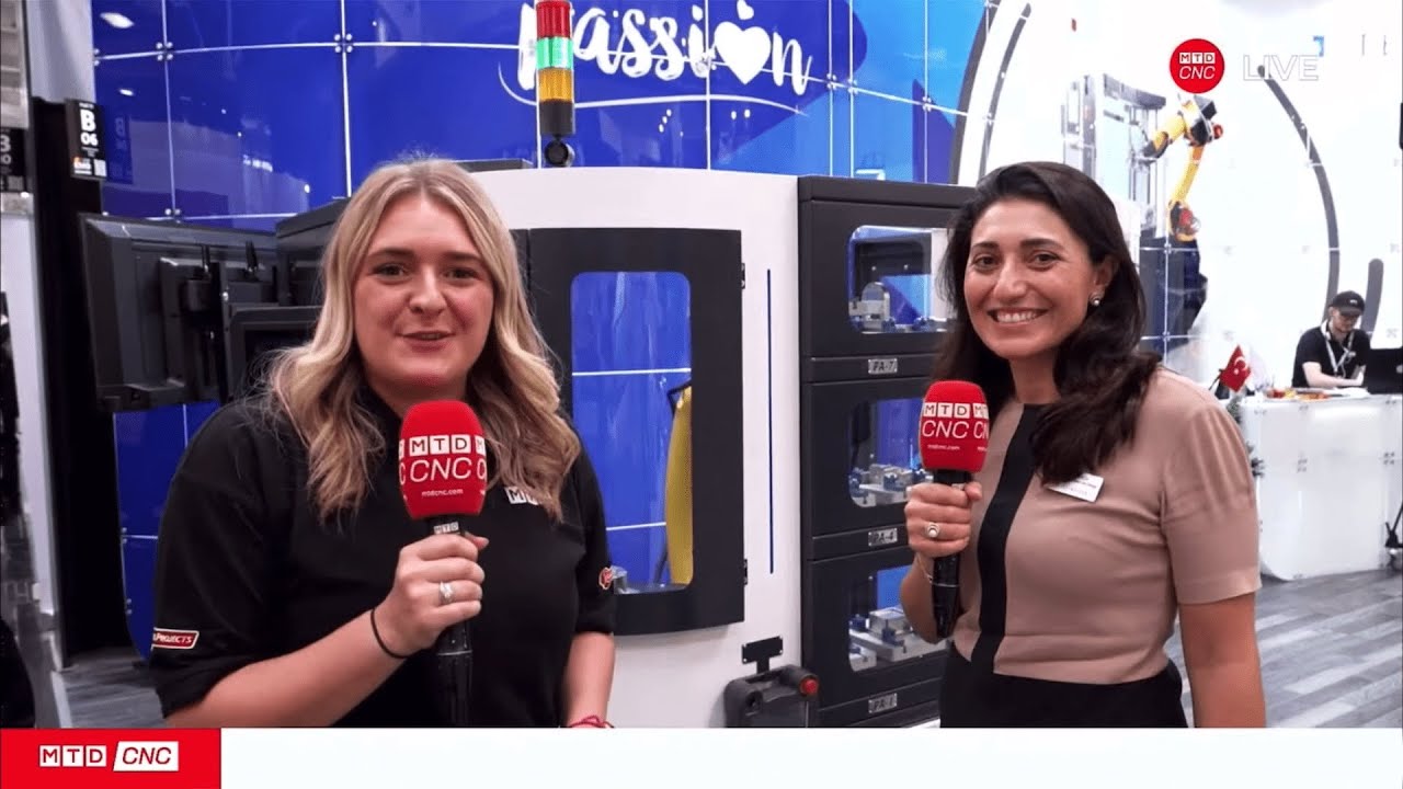 Import & Export Manager Fikriye Sarıyer Yokça is on MTDCNC live broadcast!