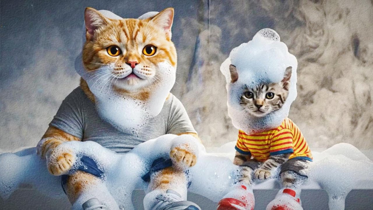 Watch This Cat REFUSE Bath Time Like Never Before 😹 Pure Chaos