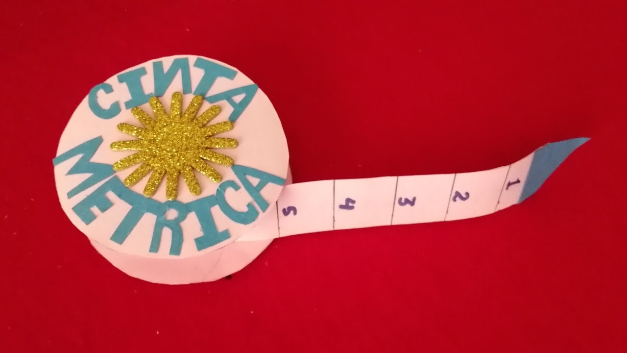 ¿Como hacer una cinta metrica?  ||Soy Rosa||
