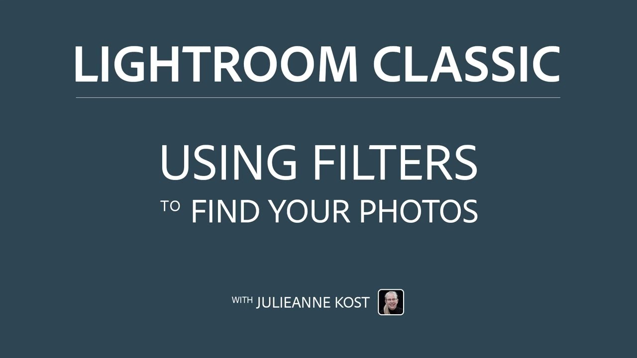Использование фильтров для поиска фотографий в Lightroom Classic