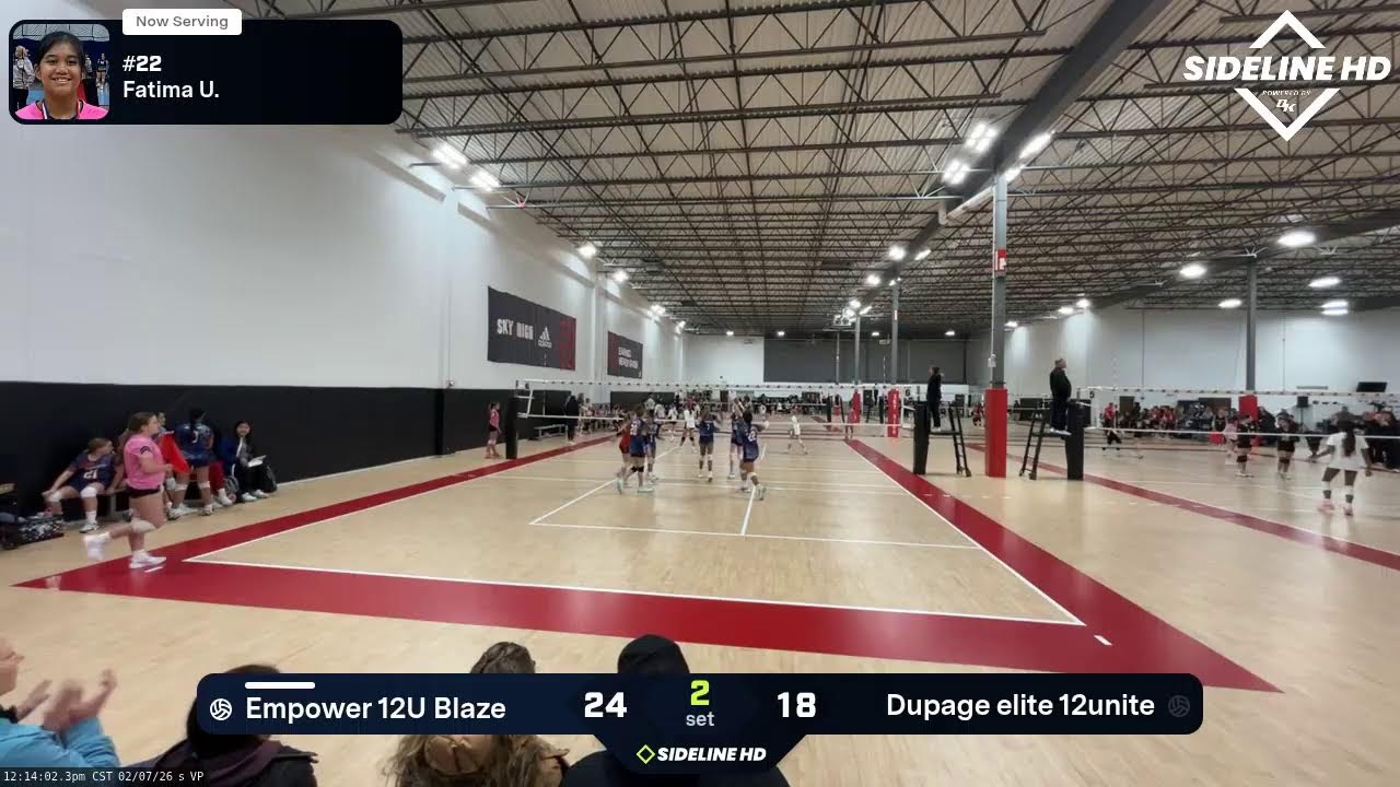 Empower 12U Blaze @ Dupage elite 12unite (2026.02.07)