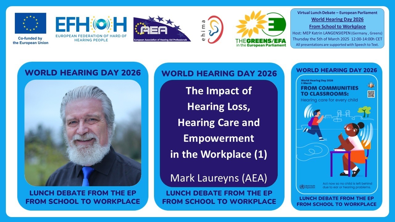 Virtual Lunch Debate for World Hearing Day from the EP - 05 Mark Laureyns