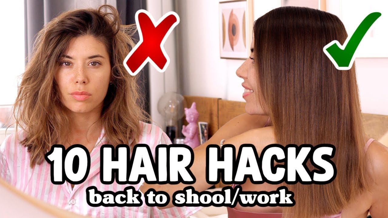 CAPELLI CRESPI E DANNEGGIATI?!😱 10 HAIR HACKS CHE DEVI PROVARE per il BACK TO SCHOOL/WORK 2023!