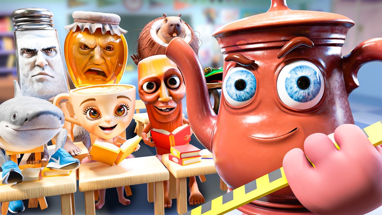 TATATATA SAHUR at SCHOOL? Italian Brainrot Animation