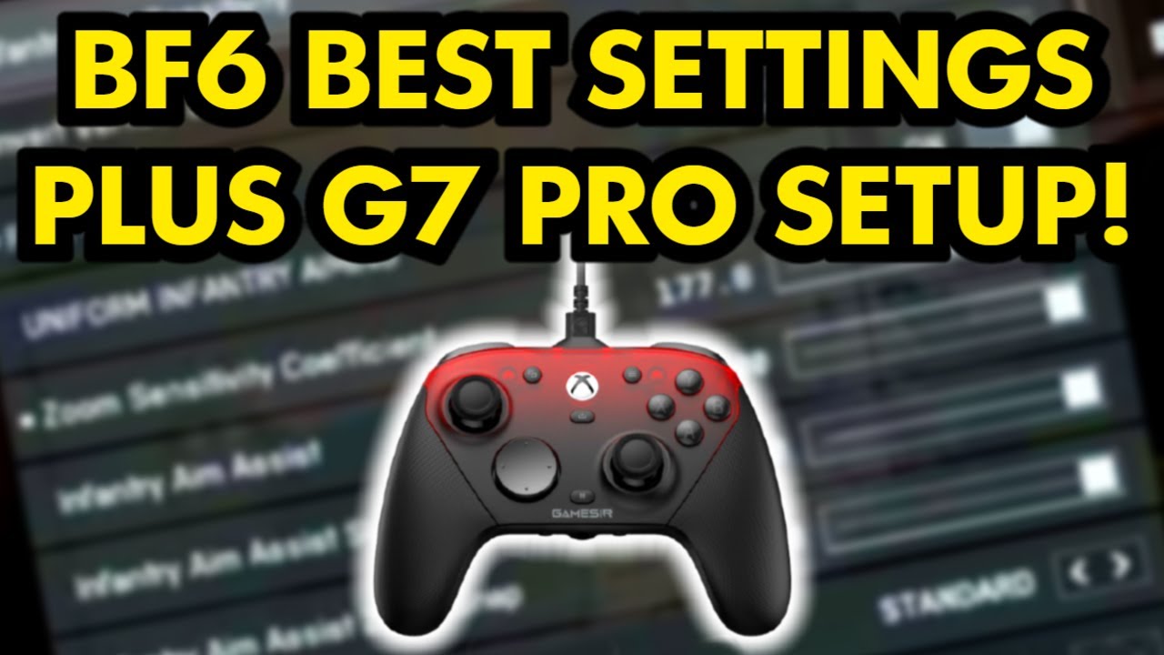 ЛУЧШИЕ настройки Battlefield 6 плюс настройка Gamesir G7 Pro!