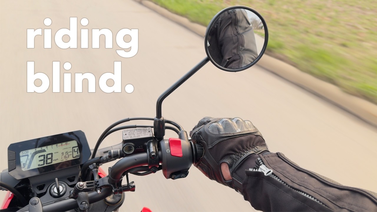 Honda Grom Stock Mirrors Suck—Here’s the Fix #hondagrom #motorcycle