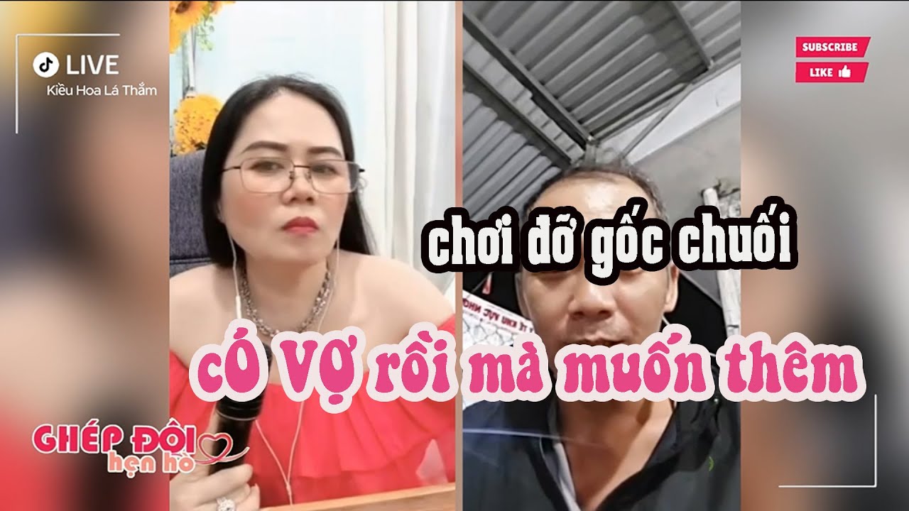 Thắm ghép đôi. Anh chơi đỡ gốc chuối