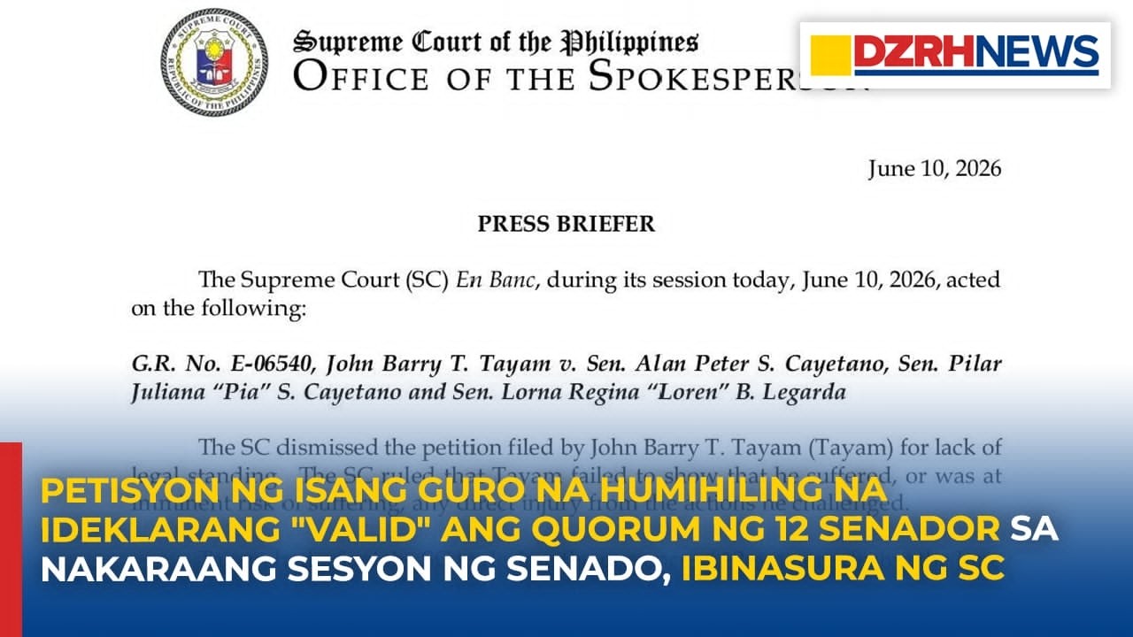 Petisyon ng isang guro na humihiling na ideklarang 