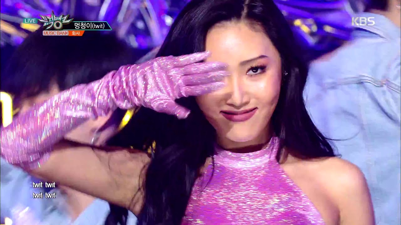 뮤직뱅크 Music Bank - 멍청이(twit) - Hwasa(화사).20190215