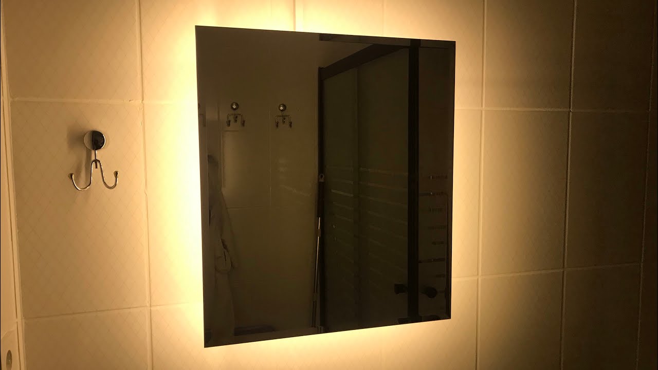 Ayna arkasına led döşeyin evinizi güzelleştirin.