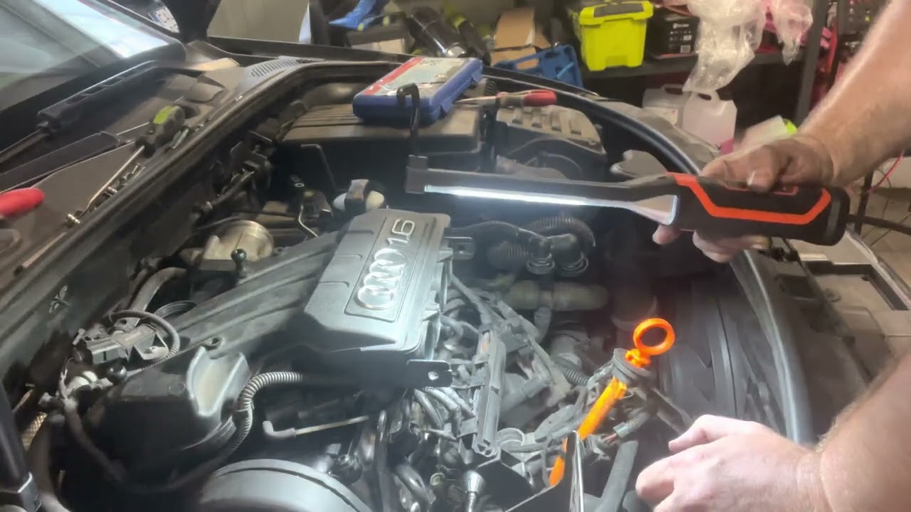 AUDI A3 8P silnik 1.6 BSE - wymiana pokrywy zaworów valve cover replacement