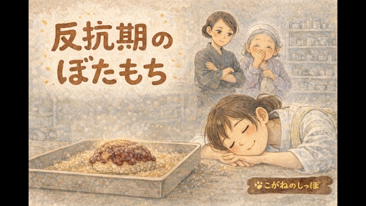 【絵本 読み聞かせ】（２４０）反抗期のぼたもち