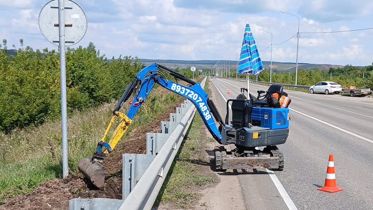 Новая траншея 400м миником Rippa