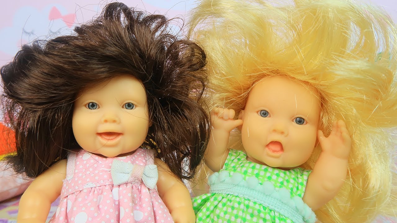 CABELUDAS POR UM DIA! MEGIE E MIA - Lilly Doll