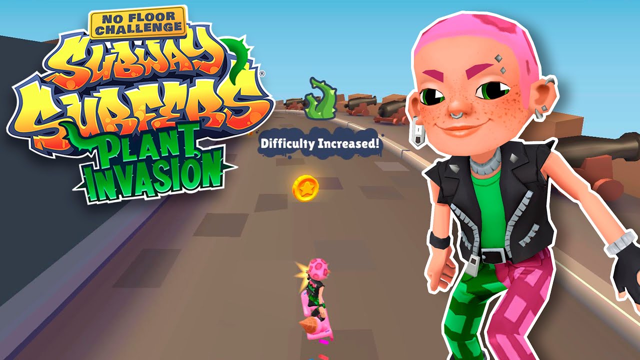 NEW Plant Invasion - No Floor Challenge! Subway Surfers Edinburgh 2023
