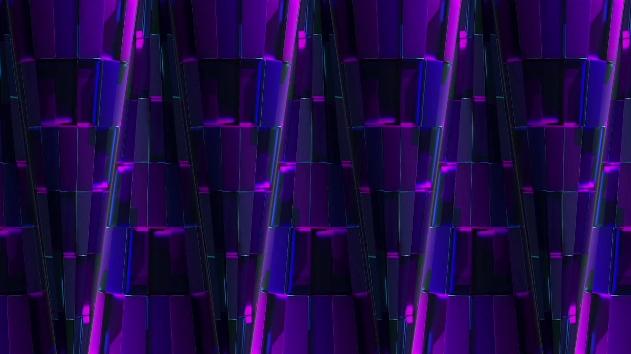 Club Visuals 1185 - Purple Cones Background Video Loop