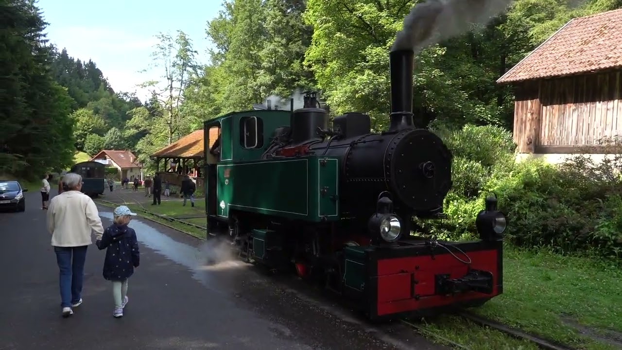 A Narrow Gauge Steam Train in Lorraine and its Magnificent Steam Locomotive Manoeuvres.