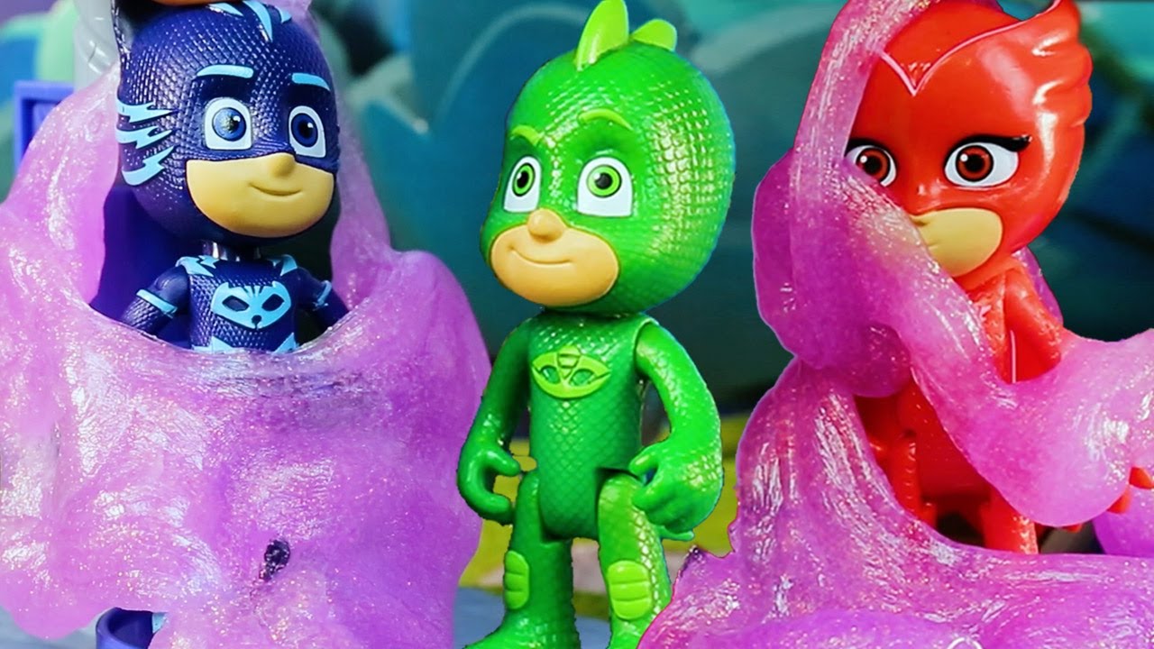 PJ Masks Full Episodes | Sticky Splat Attack | Kids TV