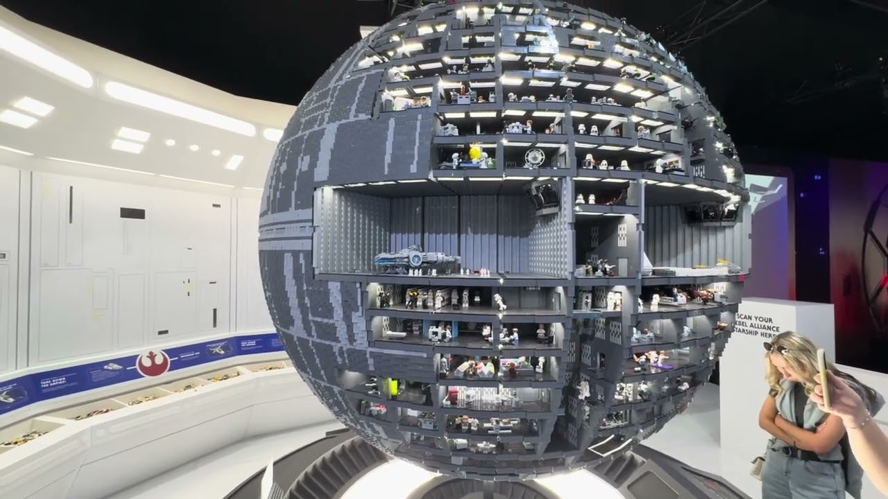 Gigantic LEGO Death Star Steals the Show at Melbourne Museum LEGO Exhibition