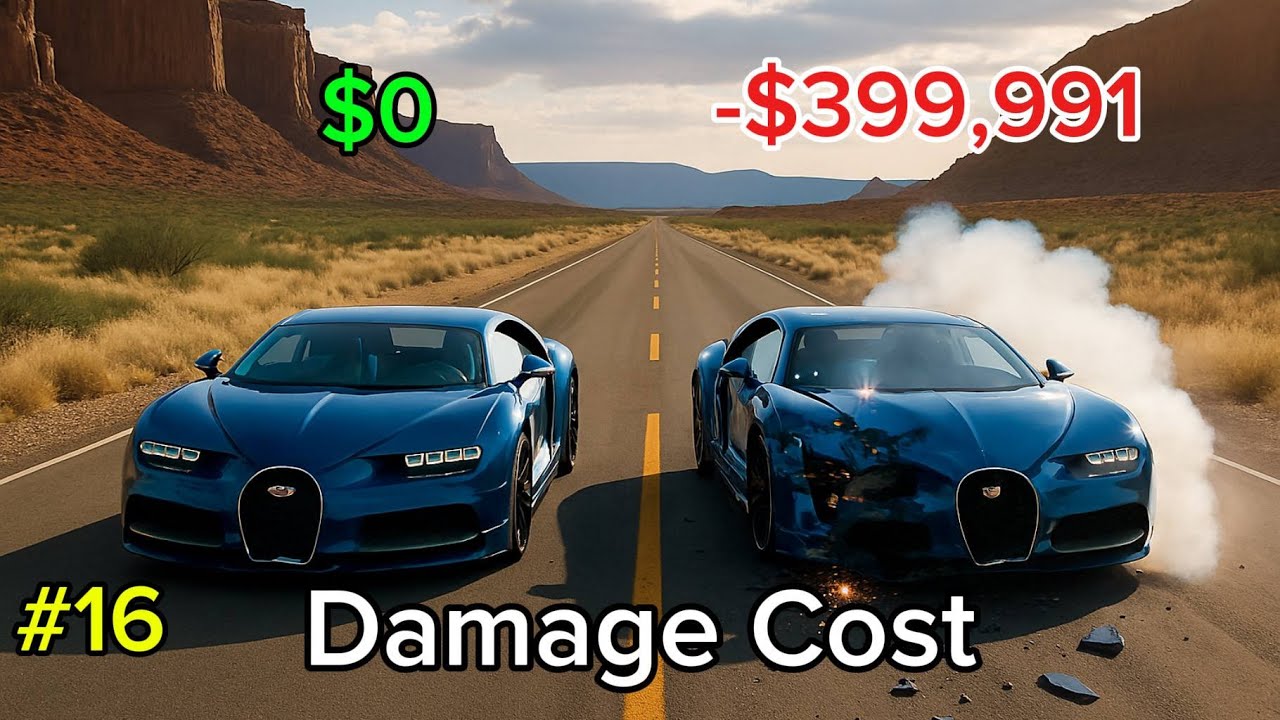 Realistic Crashes BeamNG Drive Damage Cost #16 | Epic Wallet Survival