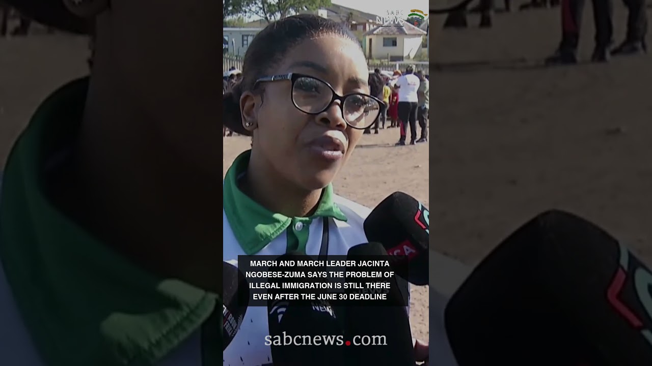 March and March leader Jacinta Ngobese-Zuma on illegal immigration