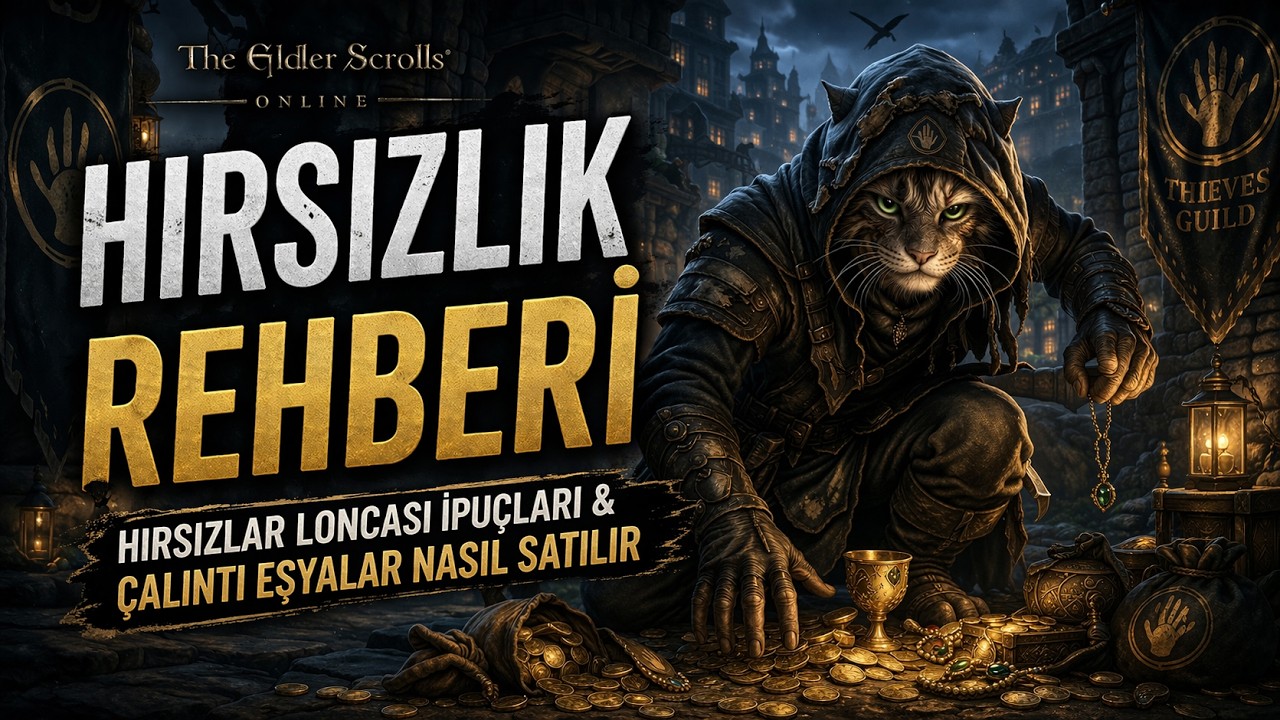 🎮 Elder Scrolls Online Hırsızlık Rehberi | Çalıntı Eşyaları Satma Yöntemi 💎