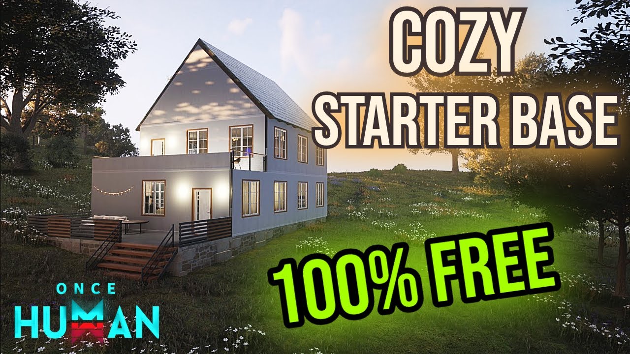 Easy Starter House (100% Free!) | Once Human Base Building Tutorial