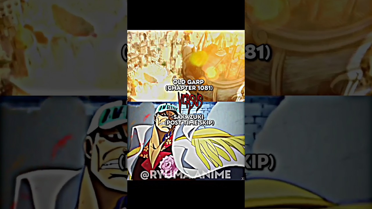 Akainu vs Old Garp (Chapter 1081)
