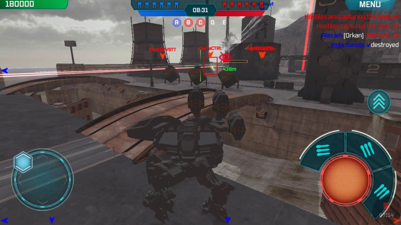 War robots test server 2.8.0 dash bot mk3 new prototype weapon first battle