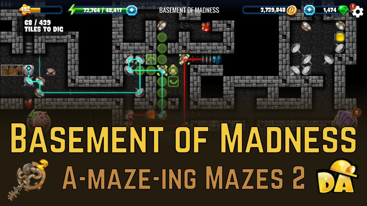 Basement of Madness - #3 A-maze-ing Mazes 2 - Diggy's Adventure